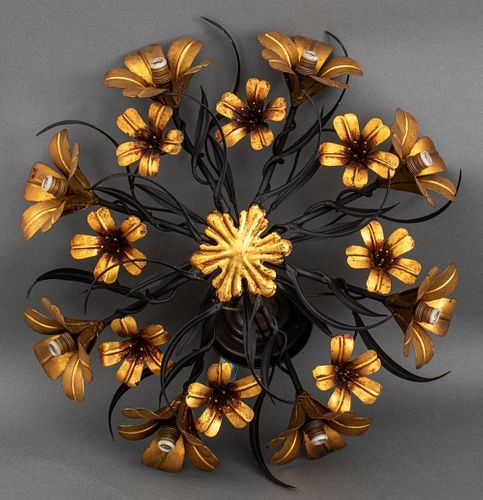 ITALIAN PARCEL GILDED METAL PENDANT