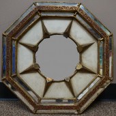 ITALIAN PARCEL GILT AND RED PA
