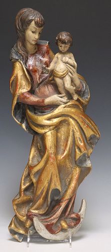 ITALIAN PARCEL GILT CARVED WOOD
