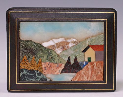 ITALIAN PARCEL GILT LEATHER &AMP;