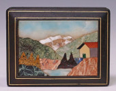 ITALIAN PARCEL GILT LEATHER &A