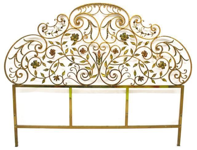 ITALIAN PARCEL GILT WROUGHT IRON