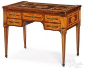 ITALIAN PARQUETRY INLAID DESK,