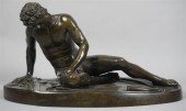 ITALIAN PATINATED BRONZE FIGUR