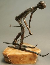 ITALIAN PATINATED BRONZE FIGUR