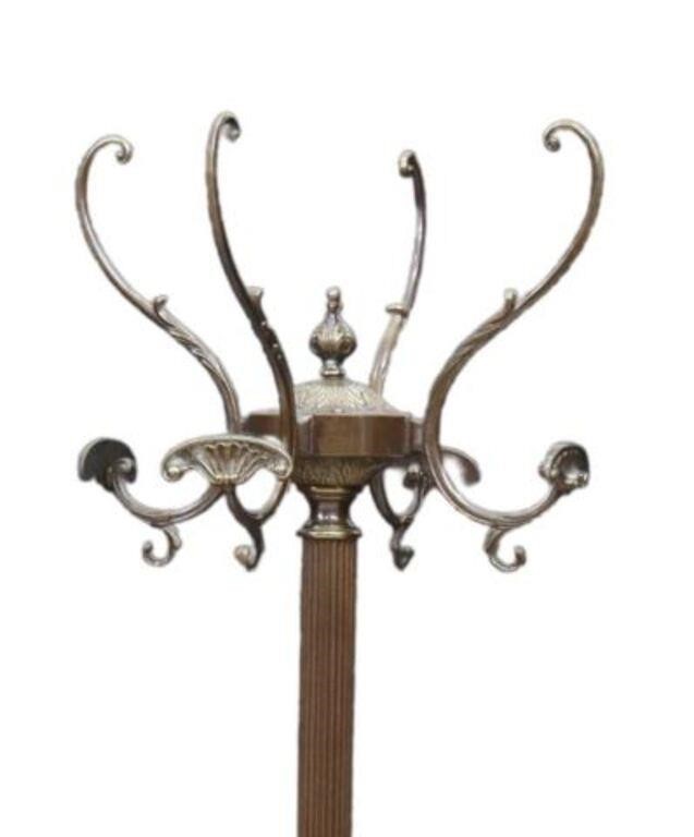 ITALIAN PATINATED & GILT METAL