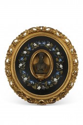 ITALIAN PIETRA DURA, BRONZE AN