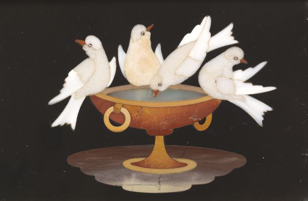 ITALIAN PIETRA DURA CHALICE WITH