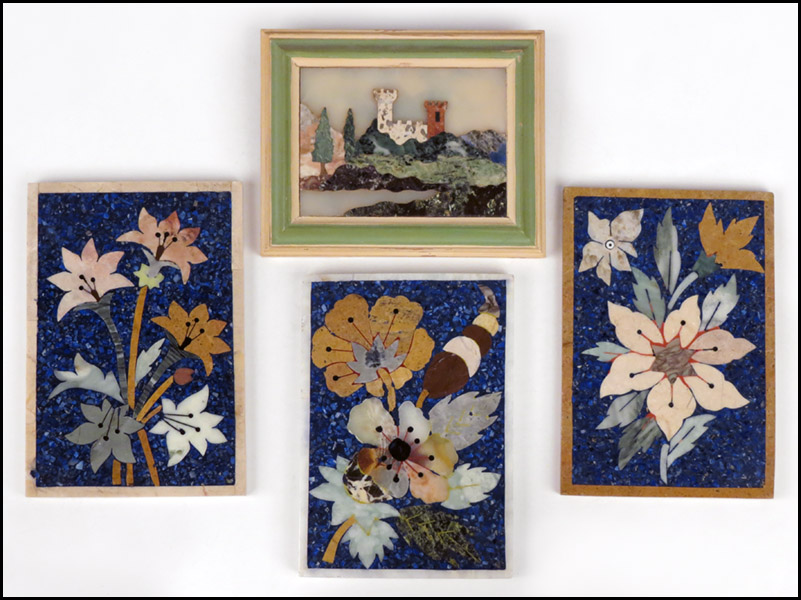 ITALIAN PIETRA DURA PLAQUE.