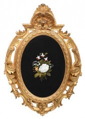 ITALIAN PIETRA DURA PLAQUE IN
