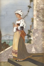 ITALIAN PIETRA-DURA PLAQUE OF