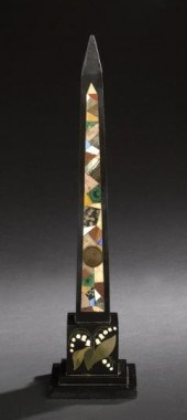 Italian Pietra Dure and Satin-