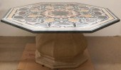 ITALIAN PIETRO DURA OCTAGONAL