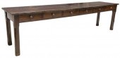 ITALIAN PINE SIX DRAWER FARMHO