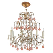 ITALIAN PINK CLEAR MACARONI GL