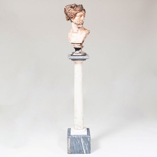 ITALIAN PLASTER BUST OF A CLASSICAL