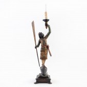 ITALIAN POLYCHROME BLACKAMOOR