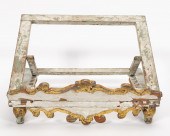 ITALIAN POLYCHROME & GILT SMAL
