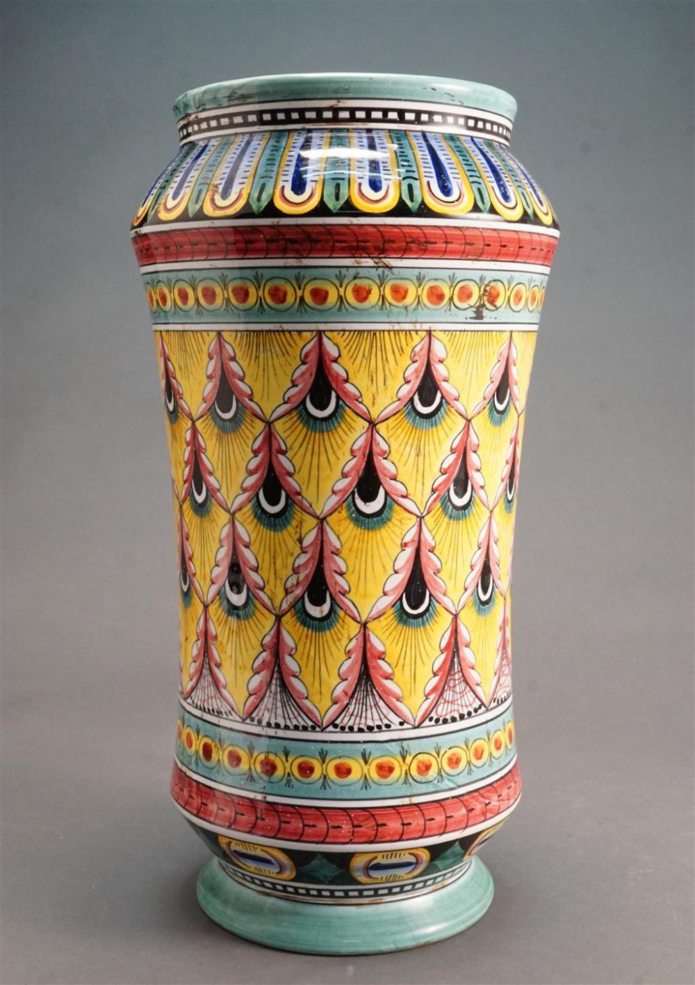 ITALIAN POLYCHROME GLAZED