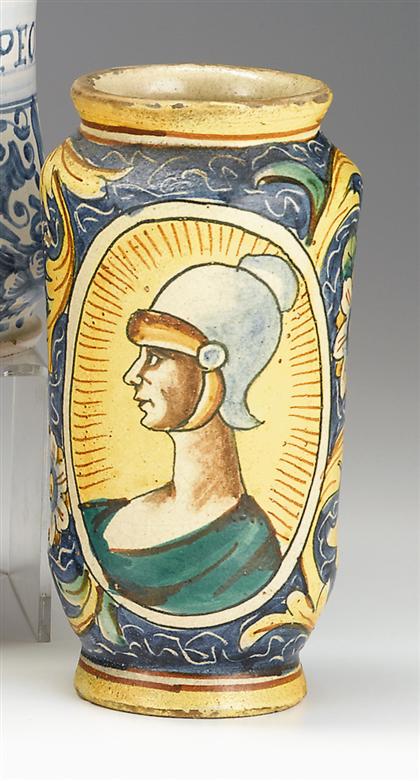 Italian polychrome maiolica