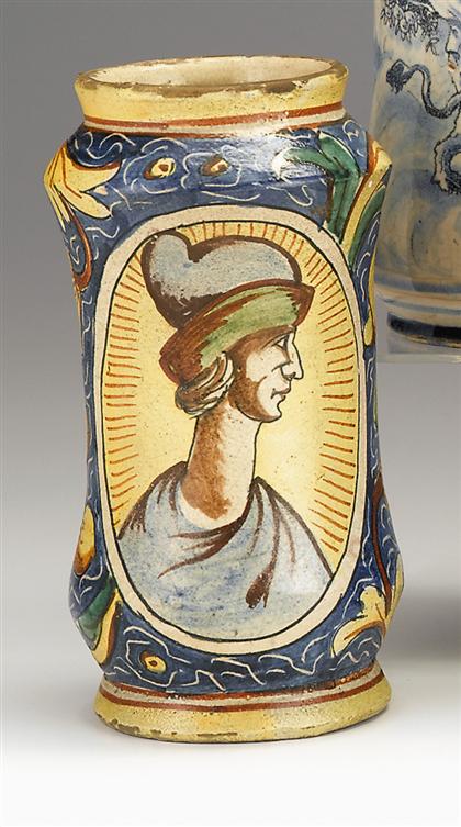 Italian polychrome maiolica