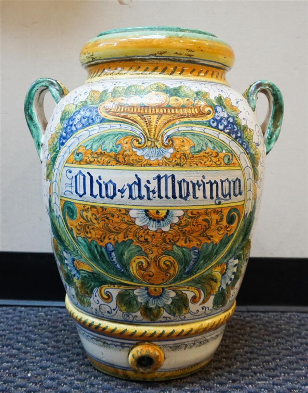 ITALIAN POLYCHROME MAJOLICA TYPE