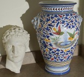 ITALIAN POLYCHROME MAJOLICA UM