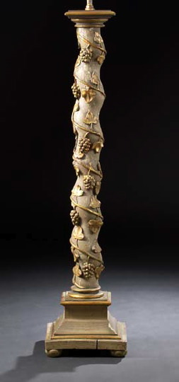 Italian Polychromed and Giltwood