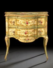Italian Polychromed and Parcel
