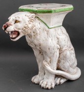 ITALIAN POLYCHROMED CERAMIC AN