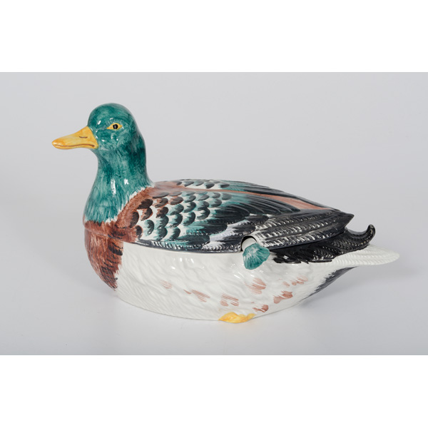Italian Porcelain Figural Soup