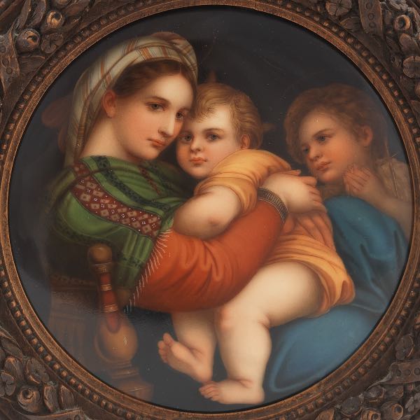 ITALIAN PORCELAIN HAND PAINTED
