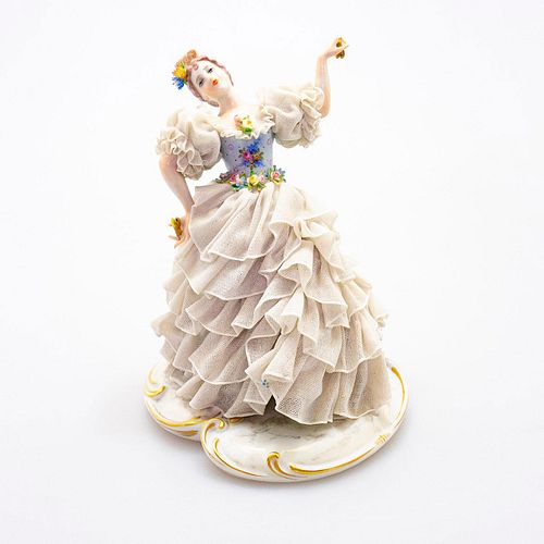 ITALIAN PORCELAIN LACE FIGURINE,