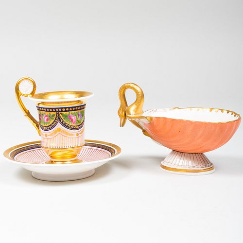 ITALIAN PORCELAIN SHELL FORM