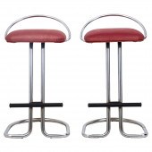 ITALIAN POST-MODERN CHROME BAR