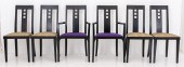 ITALIAN POSTMODERN EBONIZED DI