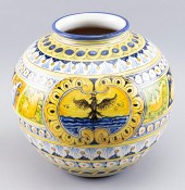 ITALIAN POTTERY CACHEPOT ITALY