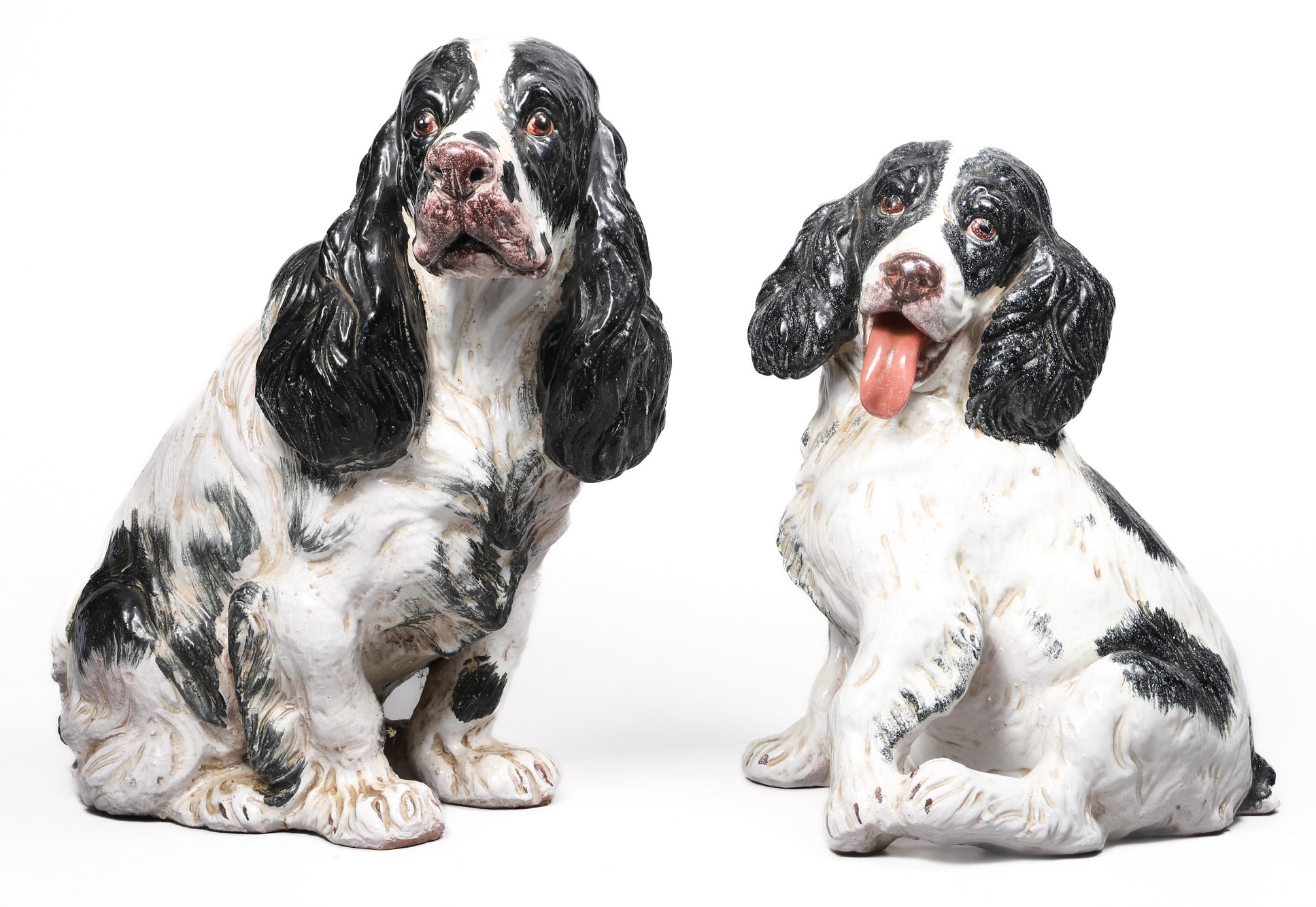 Italian pottery springer spaniel