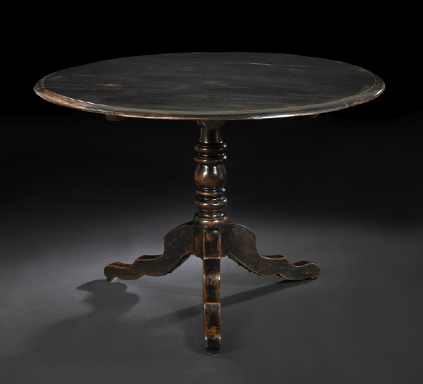 Italian Provincial Black Painted