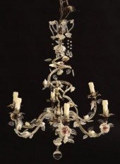 ITALIAN PUTTI GLASS & PORCELAI
