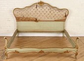 ITALIAN QUEEN SIZE BED PAINTED