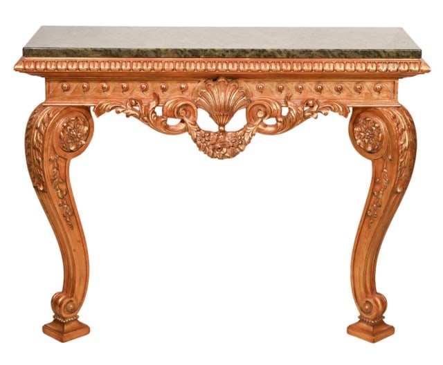 ITALIAN REGENCY CARVED GILT