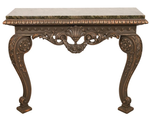 ITALIAN REGENCY CARVED PAINTED