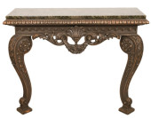 ITALIAN REGENCY CARVED PAINTED