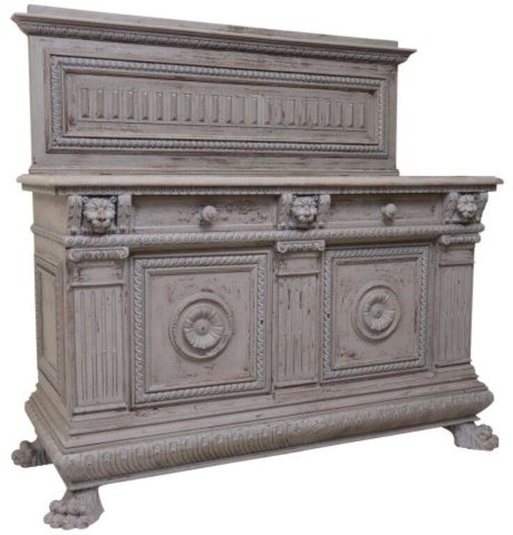 ITALIAN RENAISSANCE REVIVAL PAINTED