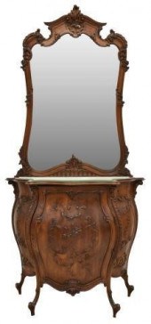 ITALIAN ROCOCO BOMBE CABINET &