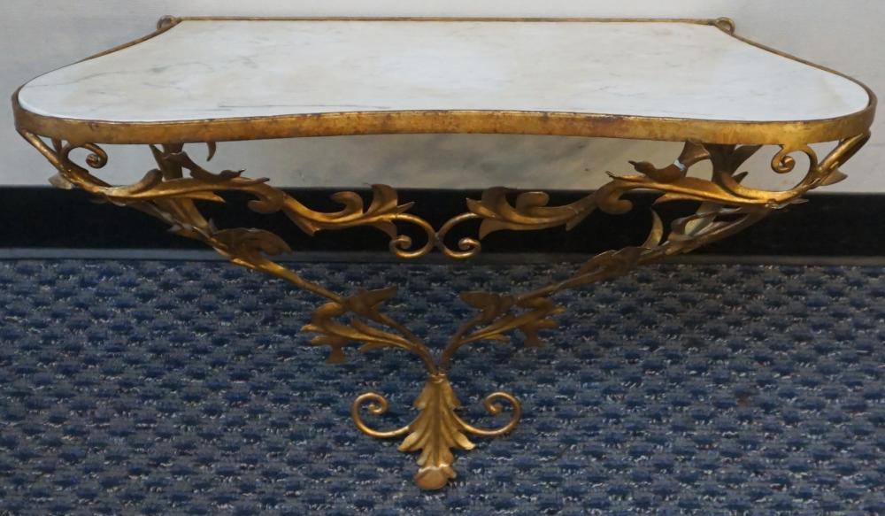 ITALIAN ROCOCO GILT METAL AND