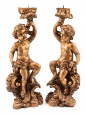 ITALIAN ROCOCO-STYLE CARVED GI