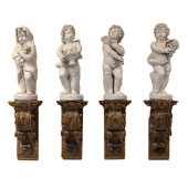 ITALIAN ROCOCO STYLE FIGURES O