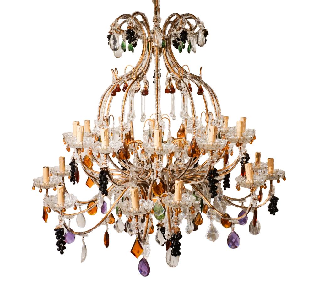 ITALIAN ROCOCO STYLE GILT METAL AND